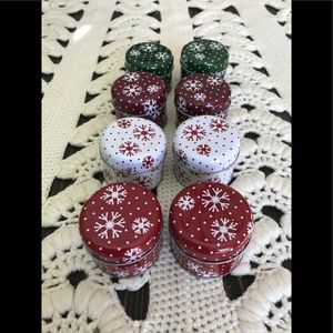 ✨3for$30✨ Christmas Tin Votive Candle Holder Bundle